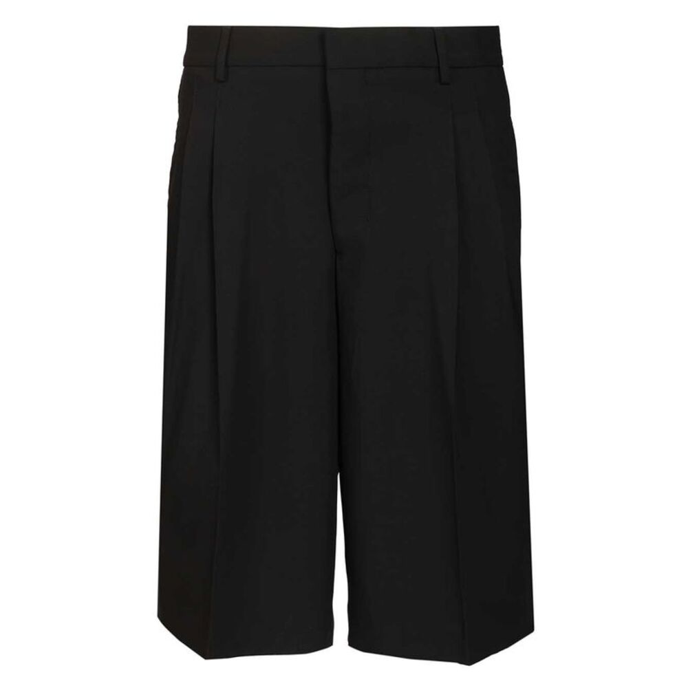Ami Men Wide-Leg Bermuda Shorts